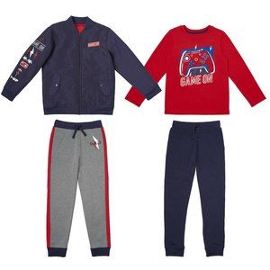 Member's Mark Boy's Favorite Everyday Mix & Match 4 Piece Outfit Gamer
